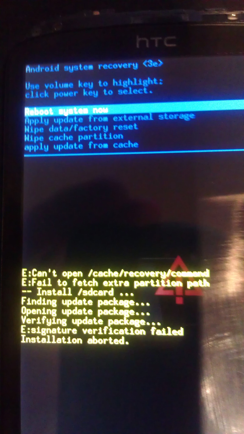 [RESOLU] mon sensation ne boot plus et factory reset marche pas 2012-117