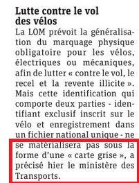 La carte grise pour les vélos bientôt obligatoire  - Page 2 Captur16