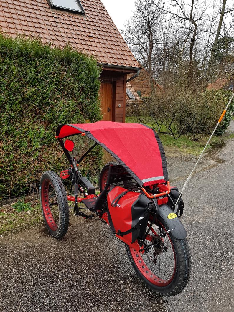 Canopée imperméable bicolore pour vélo couché  Il_79410