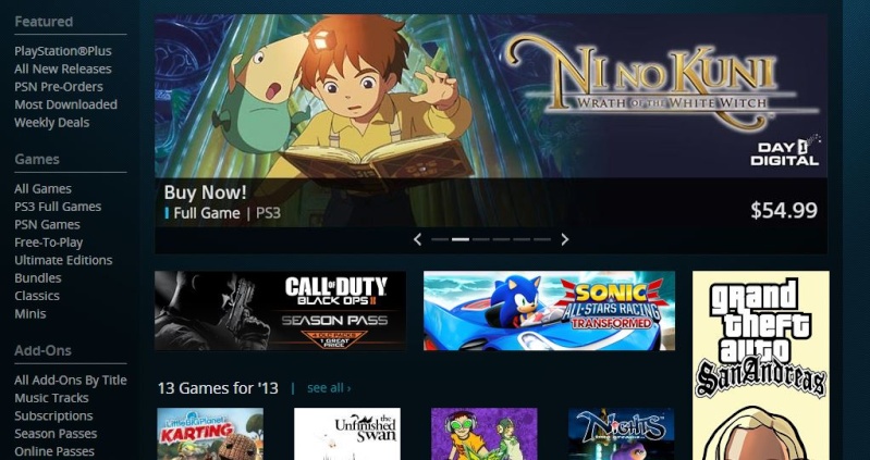 Web-based Playstation store now live Online10