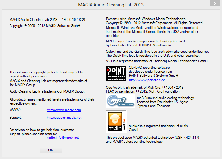 MAGIX Audio Cleaning Lab 2013 v19.0.0.10  12172010