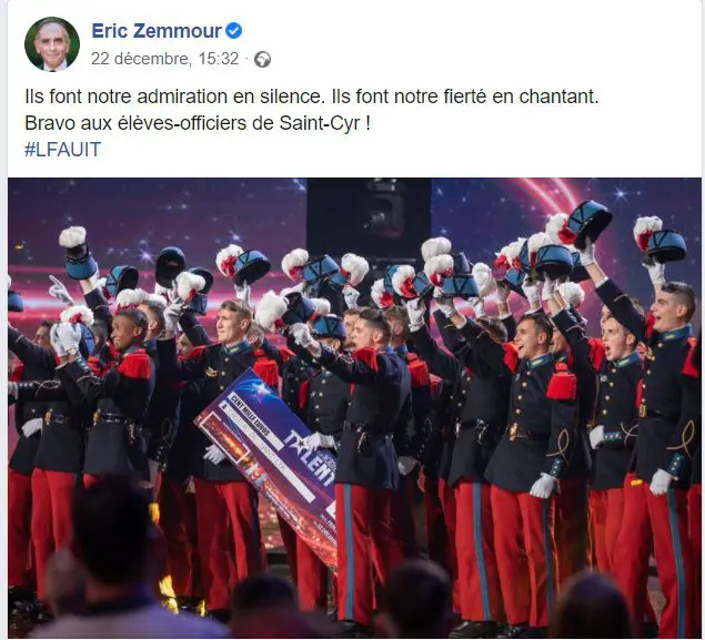 Avec le chœur militaire de Saint-Cyr, oui, la France a un incroyable talent ! Tweet-10