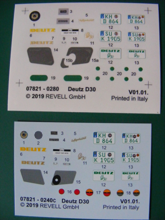 * 1/24    TRACTEUR DEUTZ D30         ( REVELL  ) Dscf8188