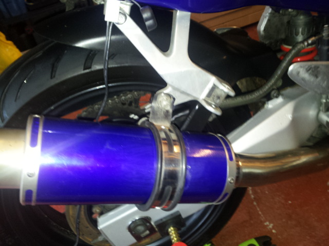 Fitted new downpipes. 20130118