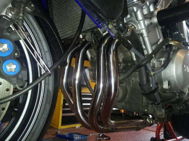 Fitted new downpipes. 20130119