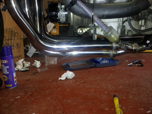 Fitted new downpipes. 20130120