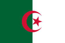 Equipe nationale d'Algérie Flag_o12