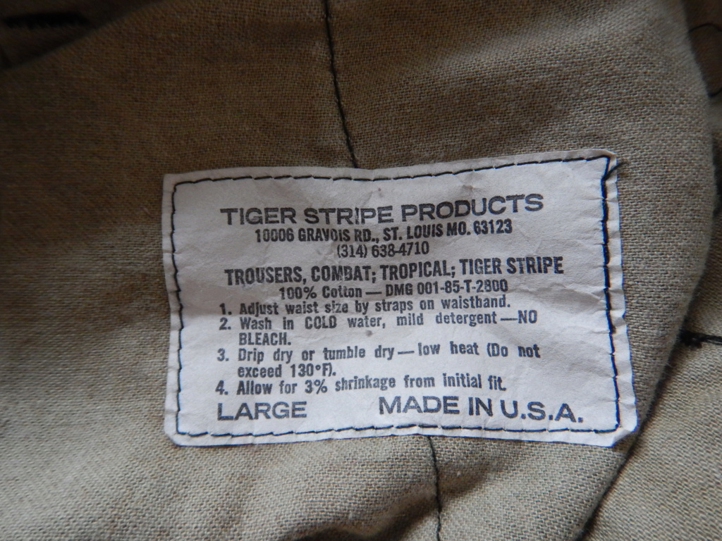 Tiger Stripe Products, original run. Dscn7526