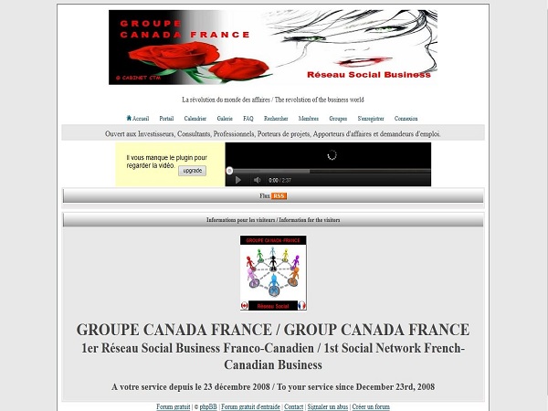 GROUPE CANADA FRANCE - Le réseau Captur14