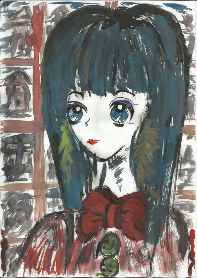 Premier dessin à la gouache (manga) 54678011