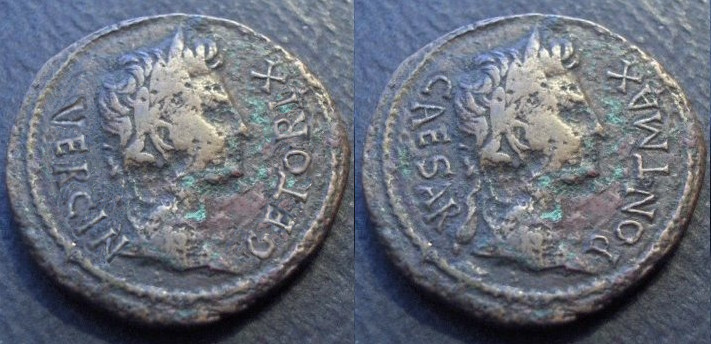 Monnaie romano-gauloise Vercin10