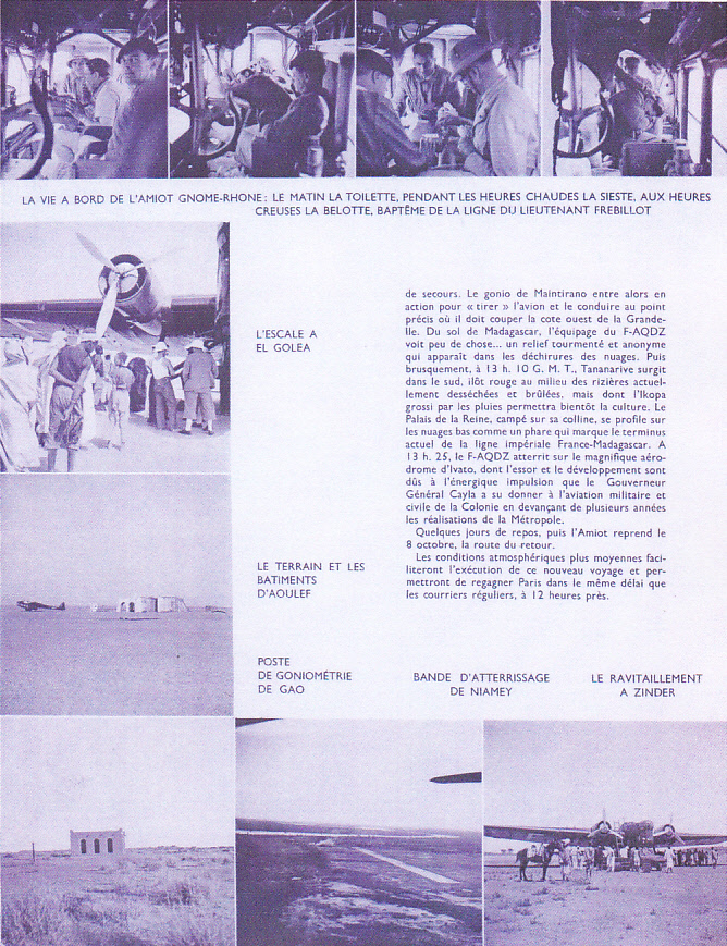 [HELLER] Octobre 1937, l'AMIOT 143 F-AQDZ part pour MADAGASCAR ... Réf 80390 - Page 6 Amiot_13