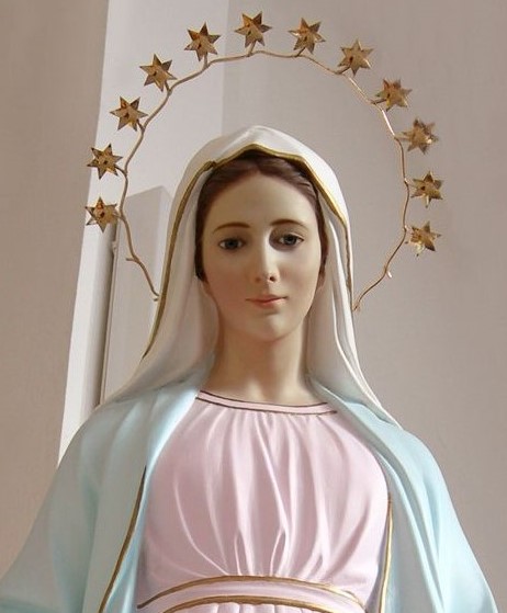 Tres belle image de la Vierge Marie Notre maman du Ciel et Notte Reine  F4310811