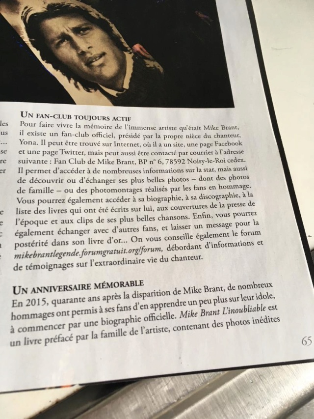 brant - Mike Brant Un Eternel Succès Magazi19