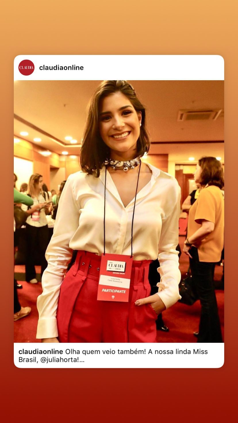 julia horta, miss brasil universo 2019/top 2 de reynado internacional cafe 2016, top 5 de miss tourism international 2017. - Página 27 53505010