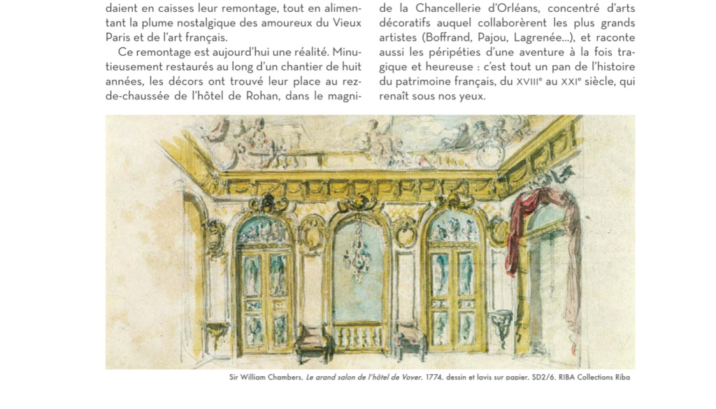 Les décors de la Chancellerie d'Orléans à l’hôtel de Rohan - Page 3 Scree560