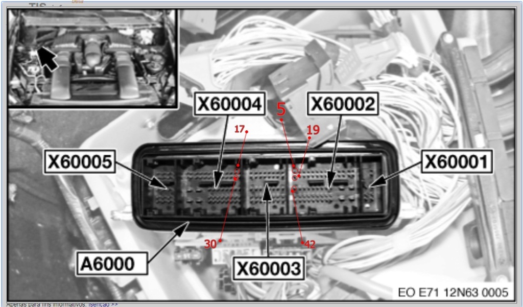 motor - BMW X6 E71 50iX MOTOR N63 V8 ANO 2008   Ecu_a_11