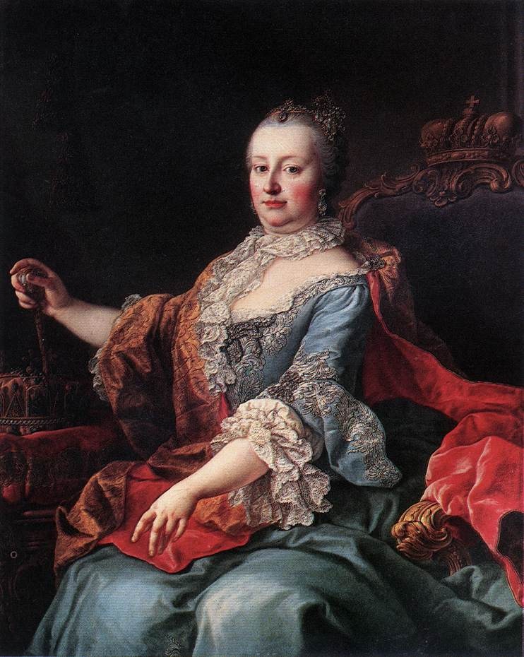 L'Impératrice-Reine Marie-Thérèse, une femme pragmatique Tzolzo11