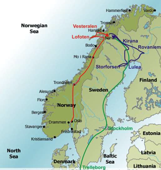 Voyage en Norvège et Suède via le cercle polaire 01 Scandi11