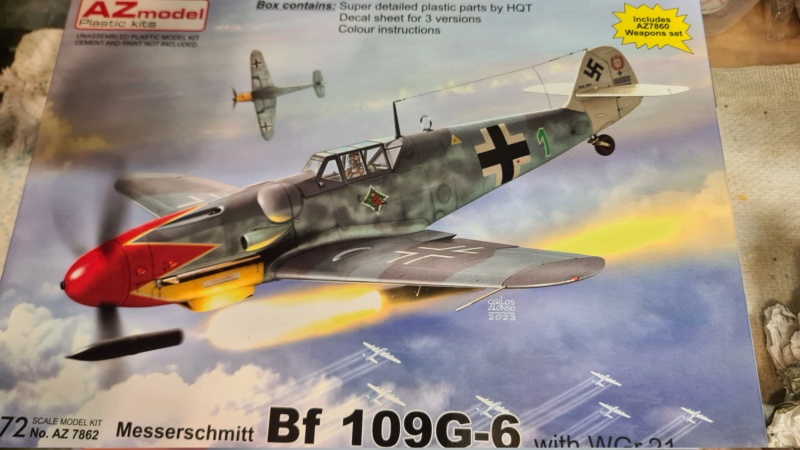 [AZ Model] 1/72 - MESSERSCHMITT Bf 109 G-6/r6 JG 3  (bf109) 00112