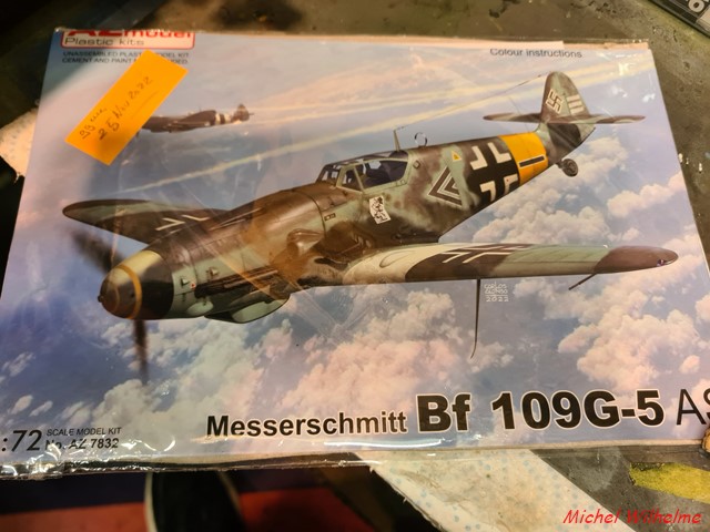 1/72 MESSERSCHMITT BF 109 G-5  AS . Günther SPECHT JG 11 kit az model   00_cop20