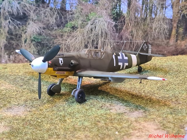 MESSERSCHMITT BF 109 G.2  JG 77. Wolf Dietrich HUY  Egypte 1942 . az model 1/72 010_co17