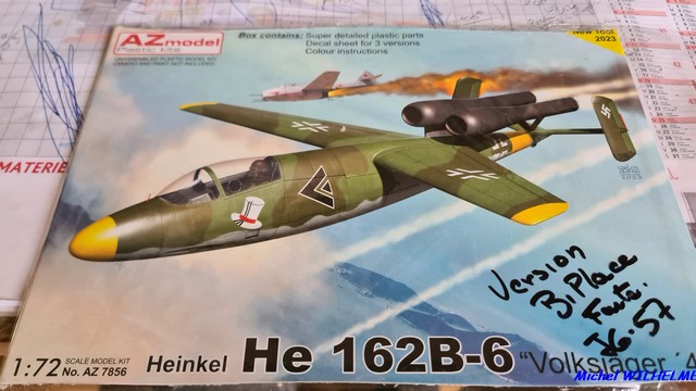 1/72 HEINKEL HE 162 D.9 .JG 57 kit AZmodel  0117