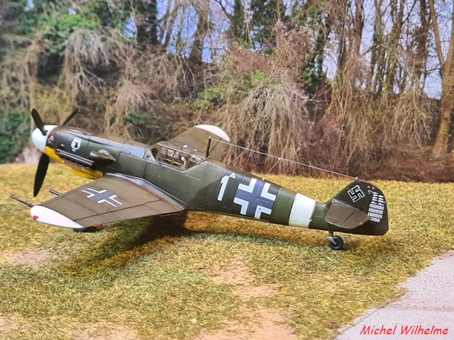 MESSERSCHMITT BF 109 G.2  JG 77. Wolf Dietrich HUY  Egypte 1942 . az model 1/72 011_co15