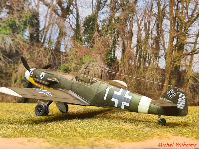 MESSERSCHMITT BF 109 G.2  JG 77. Wolf Dietrich HUY  Egypte 1942 . az model 1/72 01_cop18