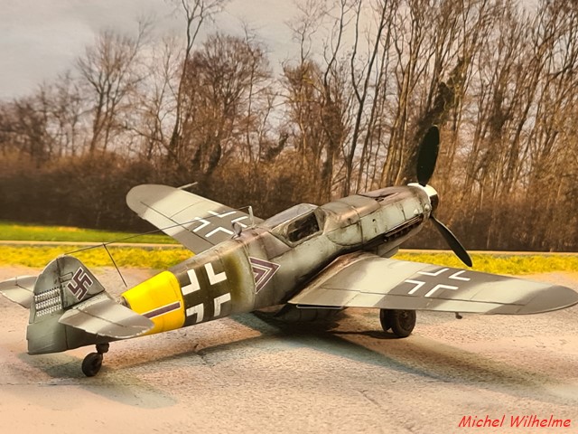 1/72 MESSERSCHMITT BF 109 G-5 AS . Günther SPECHT JG 11 kit az model 01_cop28