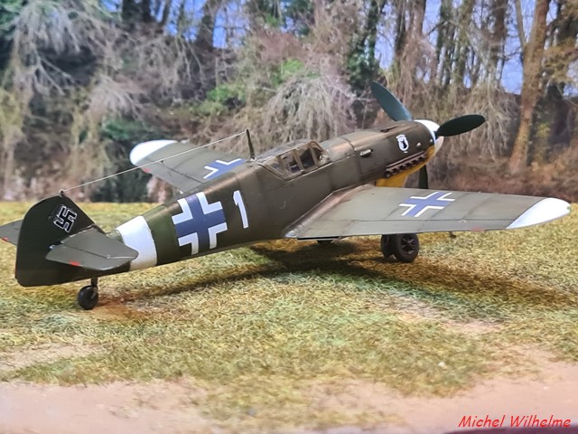 MESSERSCHMITT BF 109 G.2  JG 77. Wolf Dietrich HUY  Egypte 1942 . az model 1/72 03_cop17