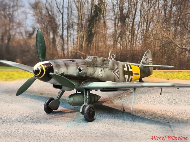 1/72 MESSERSCHMITT BF 109 G-5  AS . Günther SPECHT JG 11 kit az model   04_cop10