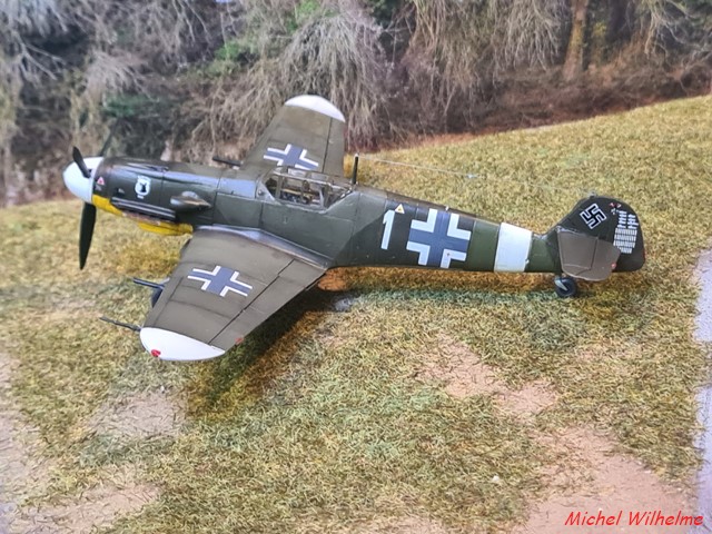 MESSERSCHMITT BF 109 G.2  JG 77. Wolf Dietrich HUY  Egypte 1942 . az model 1/72 05_cop20