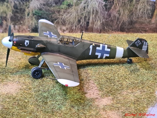 MESSERSCHMITT BF 109 G.2  JG 77. Wolf Dietrich HUY  Egypte 1942 . az model 1/72 06_cop17