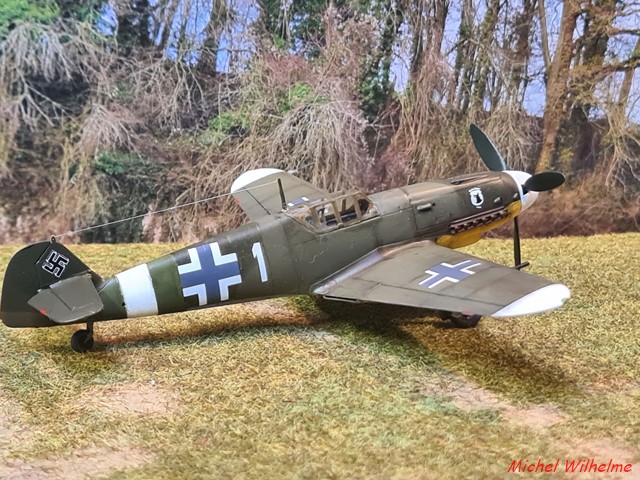 MESSERSCHMITT BF 109 G.2  JG 77. Wolf Dietrich HUY  Egypte 1942 . az model 1/72 08_cop17