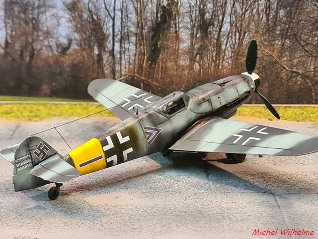 1/72 MESSERSCHMITT BF 109 G-5 AS . Günther SPECHT JG 11 kit az model 08_cop20