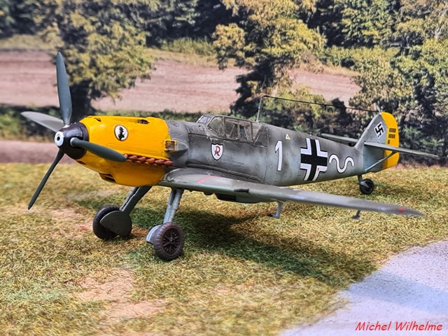 1/72 MESSERSCHMITT BF 109 E.7 .7/JG52.France 1940 Werner MACHOLD           Kit az model. 08_cop27