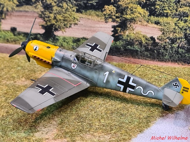 1/72 MESSERSCHMITT BF 109 E.7 .7/JG52.France 1940 Werner MACHOLD           Kit az model. 09_cop27