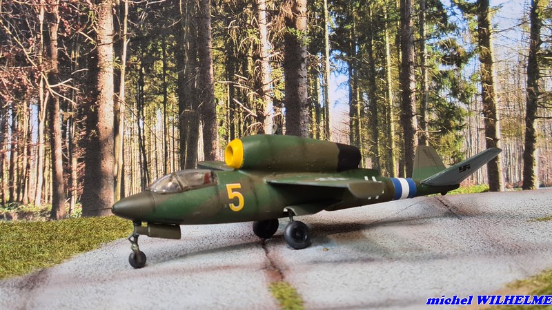 1/72 HEINKEL  HE 162 A.9 AZmodel. MAQUETTE TERMINE 18_11