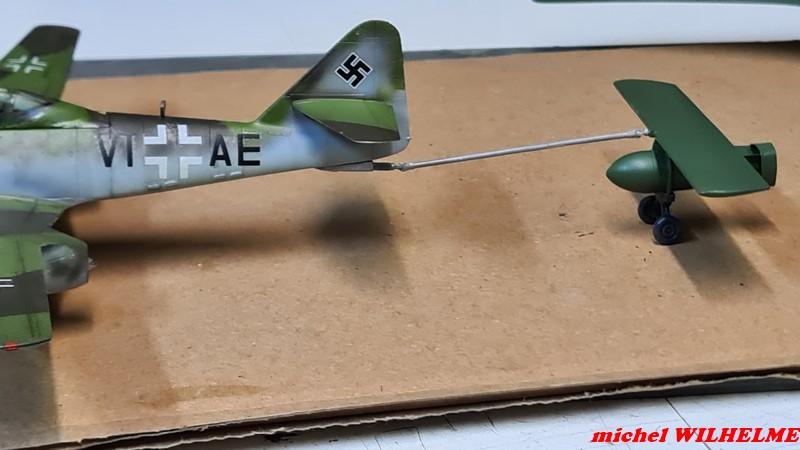 1/72 MESSERSCHMITT 262 V.10 w/ flying bomb  kit Haségawa   20230936