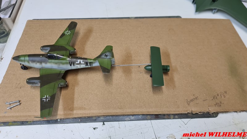 1/72 MESSERSCHMITT 262 V.10 w/ flying bomb  kit Haségawa   20230942