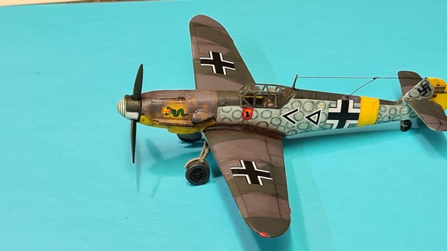 1/72.MESSERSCHMITT BF 109 F.2 JG3 Hans von HAHN.kit AZmodel 20231219