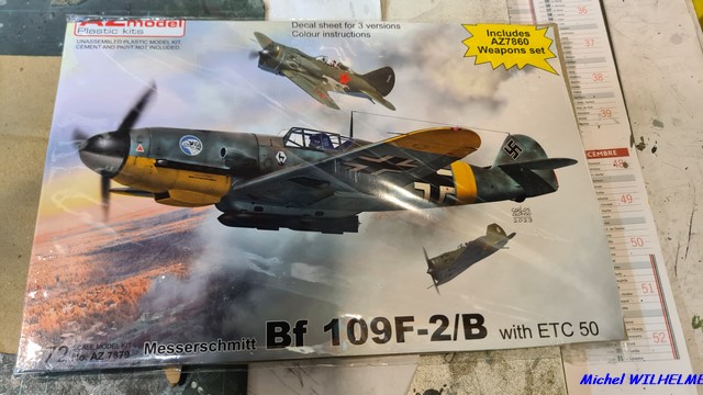 [AZ Model] 1/72 - MESSERSCHMITT Bf 109 F-2/B JG 51 Russie 1941 20240330