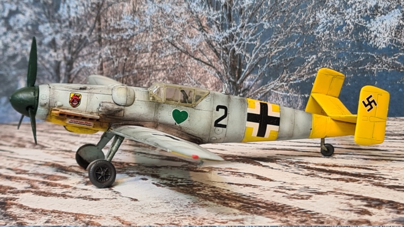 1/72 - MESSERSCHMITT BF109 G.0.X - AZMODEL - MONTAGE TERMINE 20240812