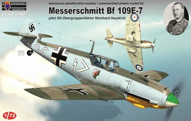 1/72 MESSERSCHMITT BF 109 E.7 .7/JG52.France 1940 Werner MACHOLD           Kit az model. Clk00010