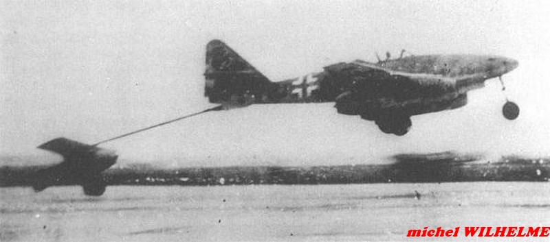 1/72 MESSERSCHMITT 262 V.10 w/ flying bomb  kit Haségawa   L899n910