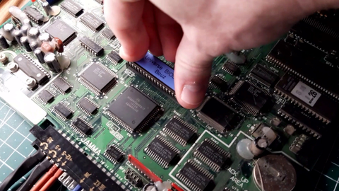 WIP 100%] Réparation d'un slot MV-1FS en erreur Z80 - Création d'une  cartouche de test audio