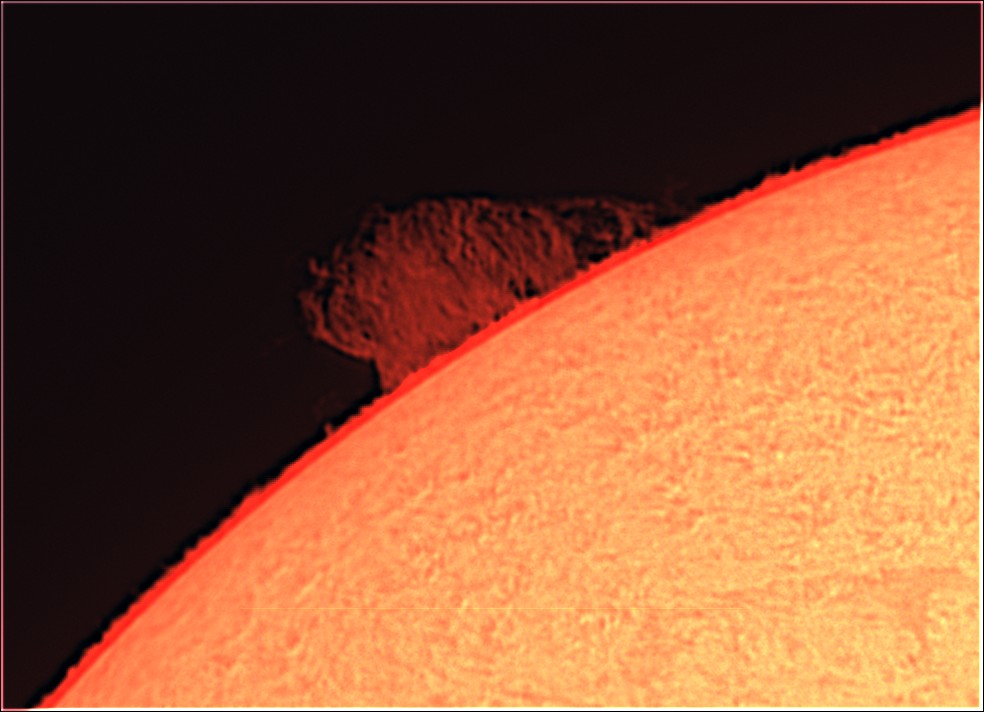 première photo solaire avec la caméra couleur asi662 2022-111