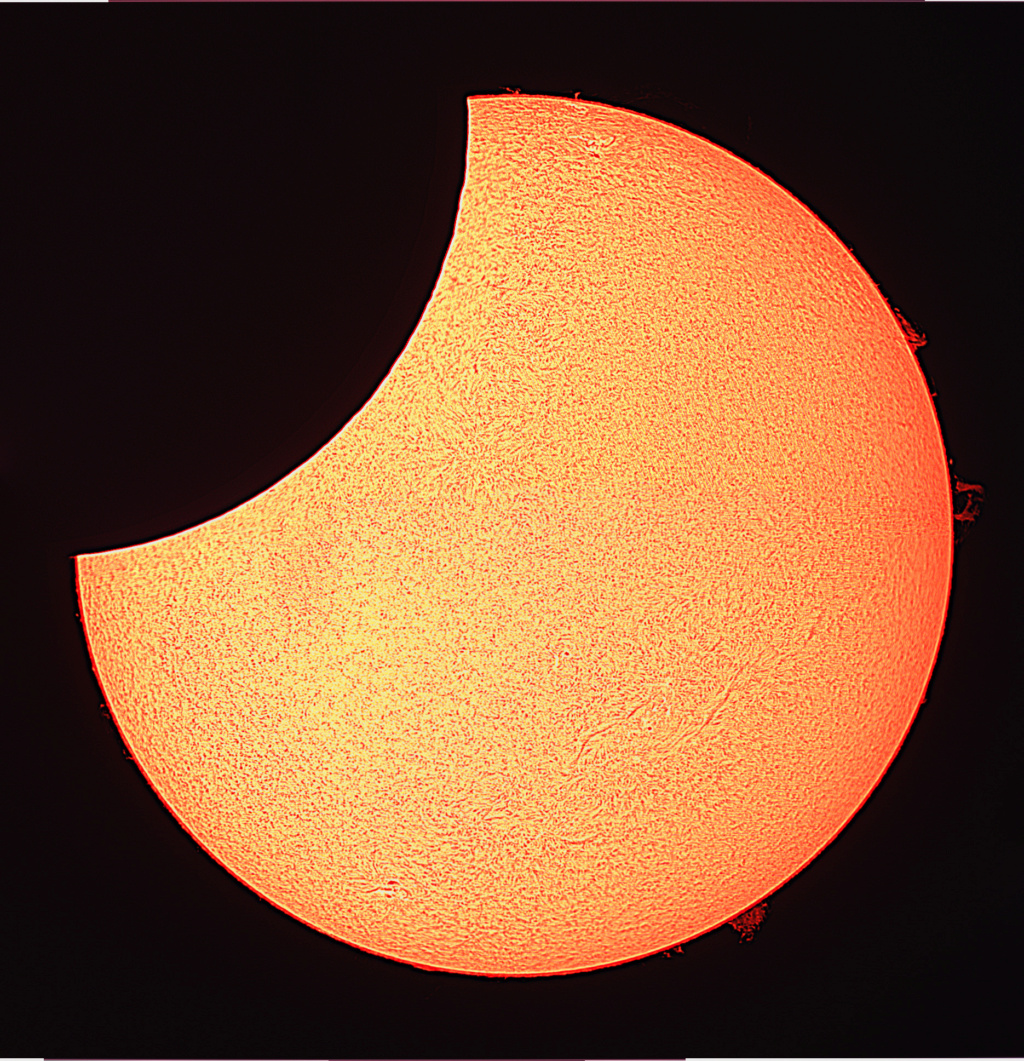 Eclipse de soleil d'aujourd'hui Panora33