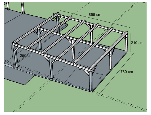 section - Choix de section pour terrasse couverte Mesure10